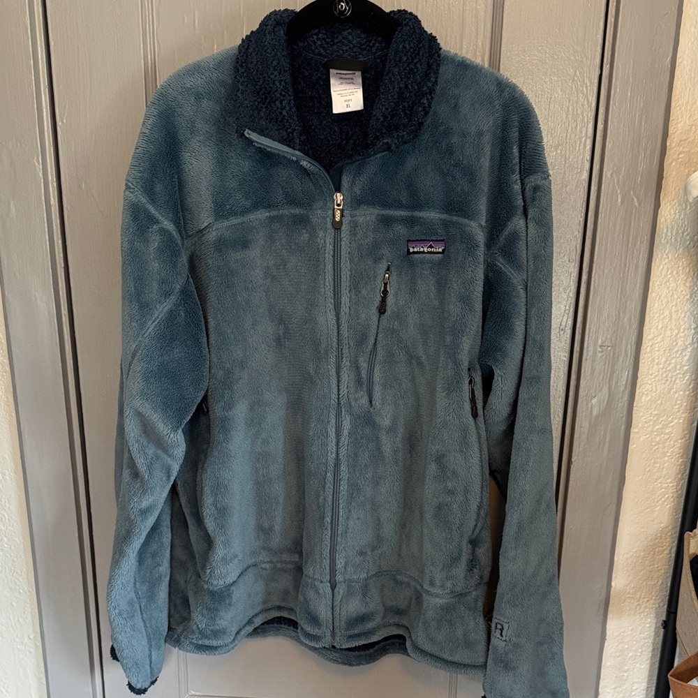 Patagonia Blue Fuzzy Jacket